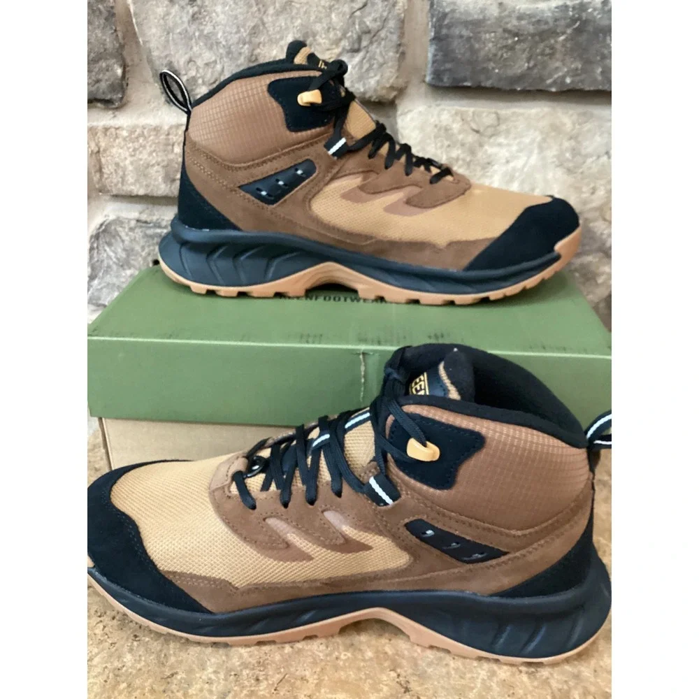 Keen Hightrail Mid Polar Women Size 9 Waterproof Hiking Boots Chipmunk Bison New